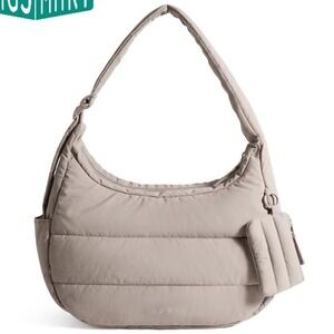 BAGSMART Hobo Handbag Taupe‎ Large New With Tags